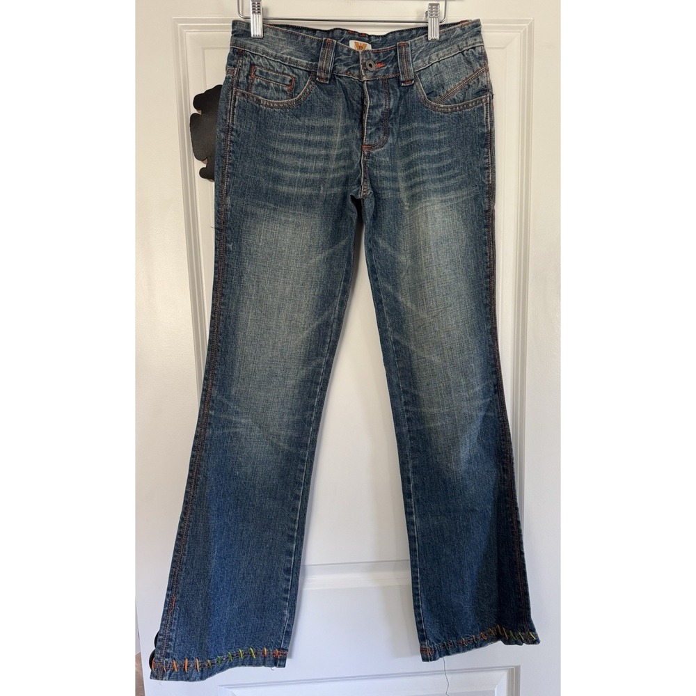 Antik Denim Women's Bootcut Jeans‎ Embellished Pockets Western Style Size 27